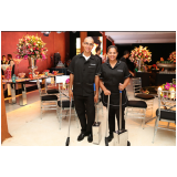 auxiliares de limpeza para eventos Parque Peruche